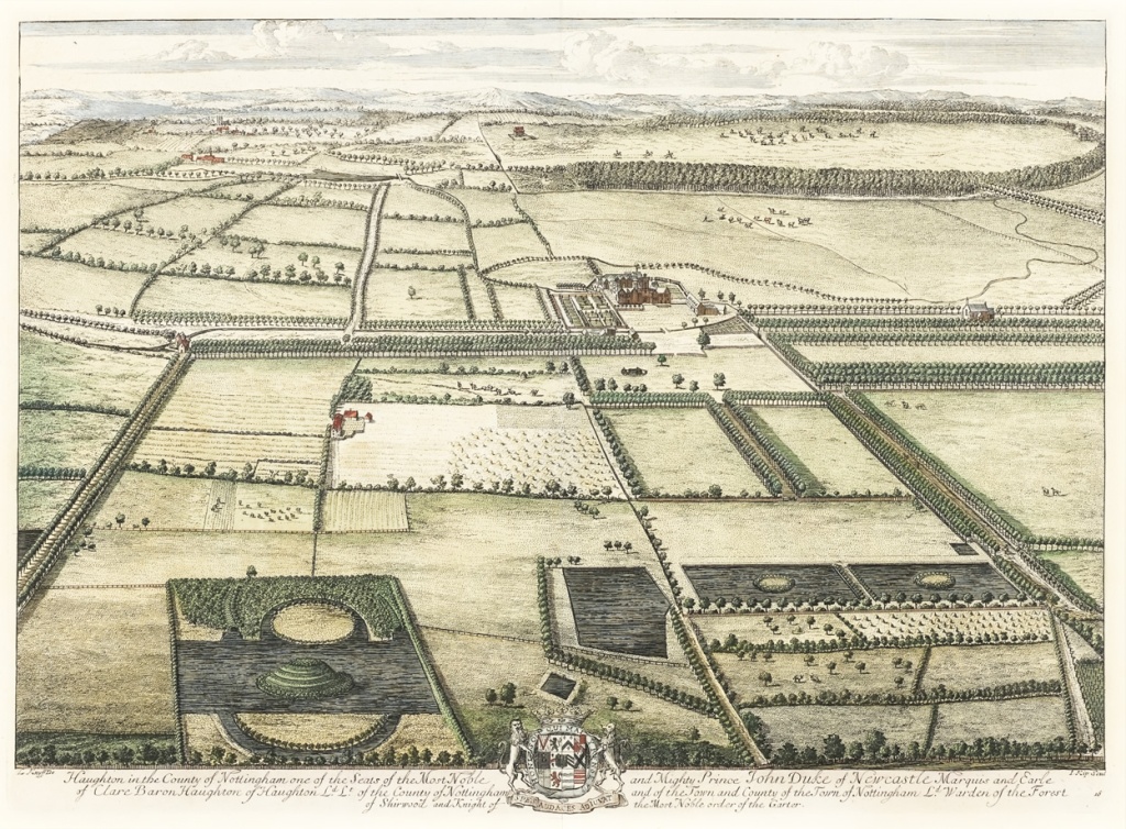 Haughton Park, Nottinghamshire, by Johannes Kip, 1707